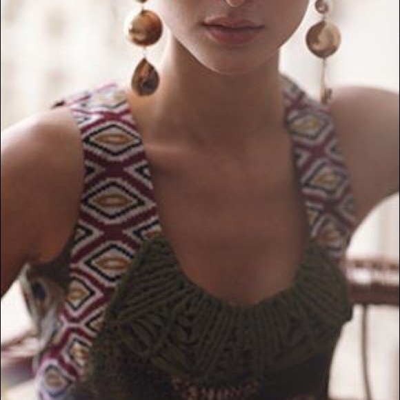 Anthropologie Tops - Anthropologie FEI Ibos Tribal Geo Tank